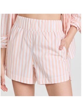 NEW AYR The Staycation Short in Peach Light Sz S